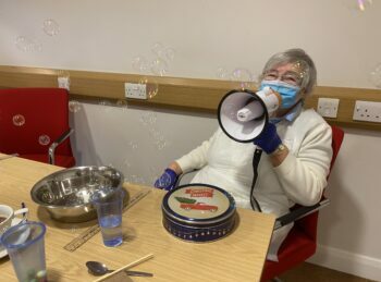Pictured: Mary Britcliffe, Belong Crewe Apartment Tenant.